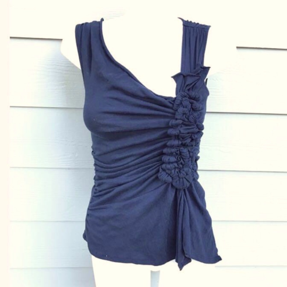 Anthropologie Ruched Tank Top